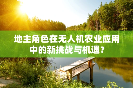 地主角色在无人机农业应用中的新挑战与机遇？