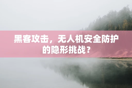 黑客攻击，无人机安全防护的隐形挑战？