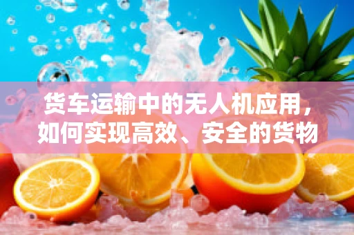 货车运输中的无人机应用，如何实现高效、安全的货物监控？
