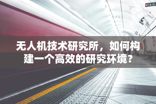 无人机技术研究所，如何构建一个高效的研究环境？