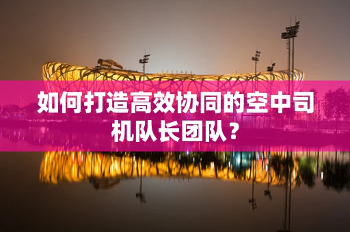 如何打造高效协同的空中司机队长团队？