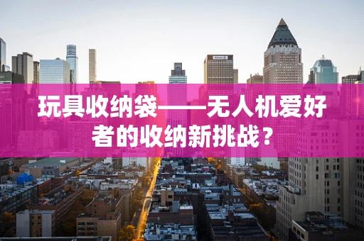 玩具收纳袋——无人机爱好者的收纳新挑战？