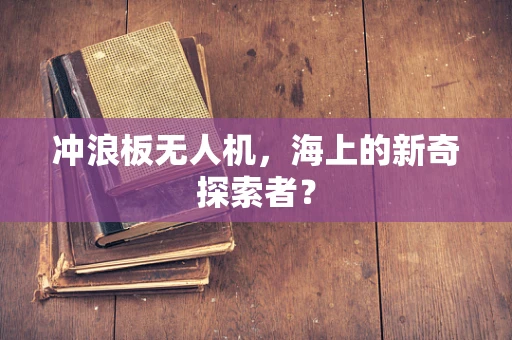 冲浪板无人机，海上的新奇探索者？
