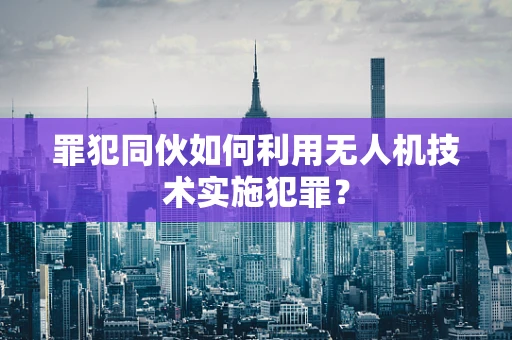 罪犯同伙如何利用无人机技术实施犯罪？