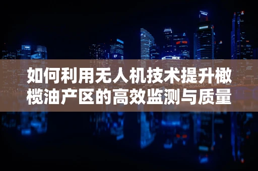 如何利用无人机技术提升橄榄油产区的高效监测与质量保障？