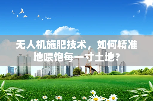 无人机施肥技术，如何精准地喂饱每一寸土地？