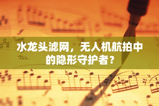 水龙头滤网，无人机航拍中的隐形守护者？